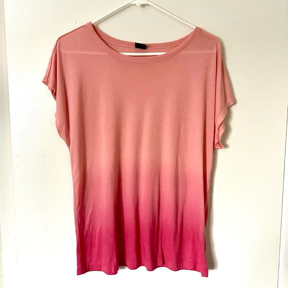 FREE PRESS Pink Ombre Women's Top
